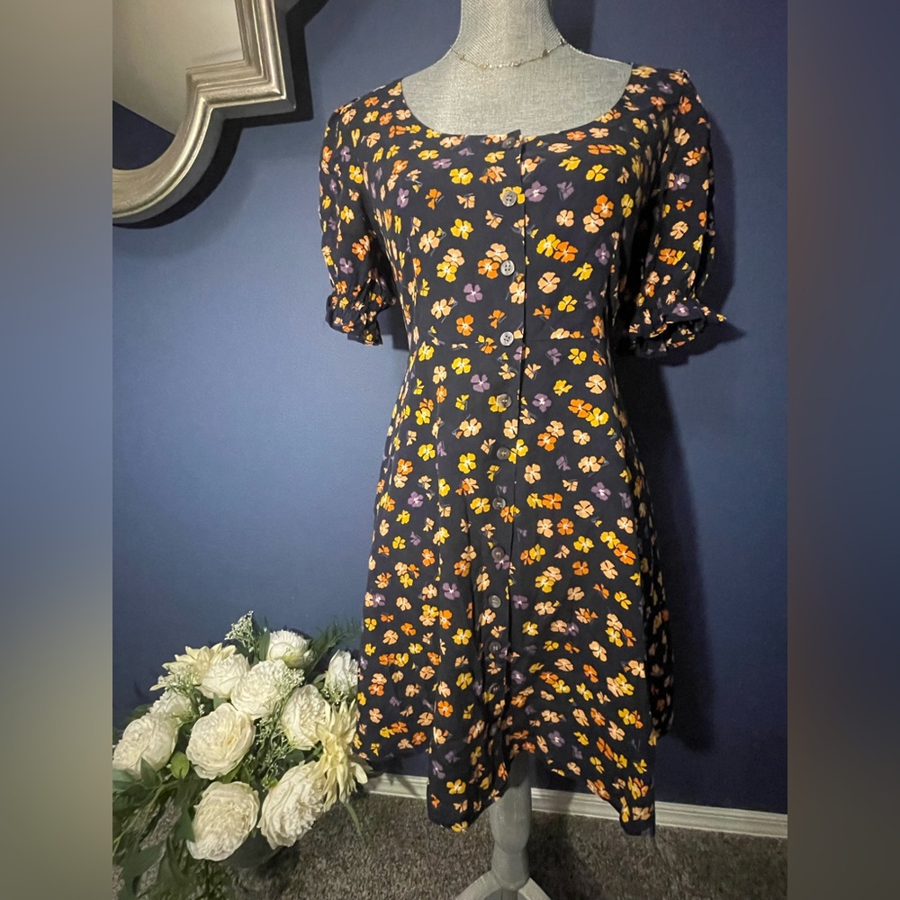 Madewell Floral Button-Down Dress